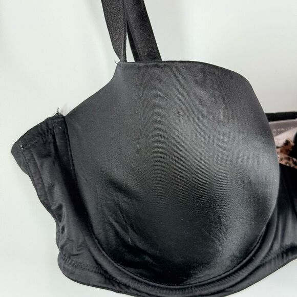 Victoria’s Secret balconet padded underwire black bra size 34D - Picture 5 of 5